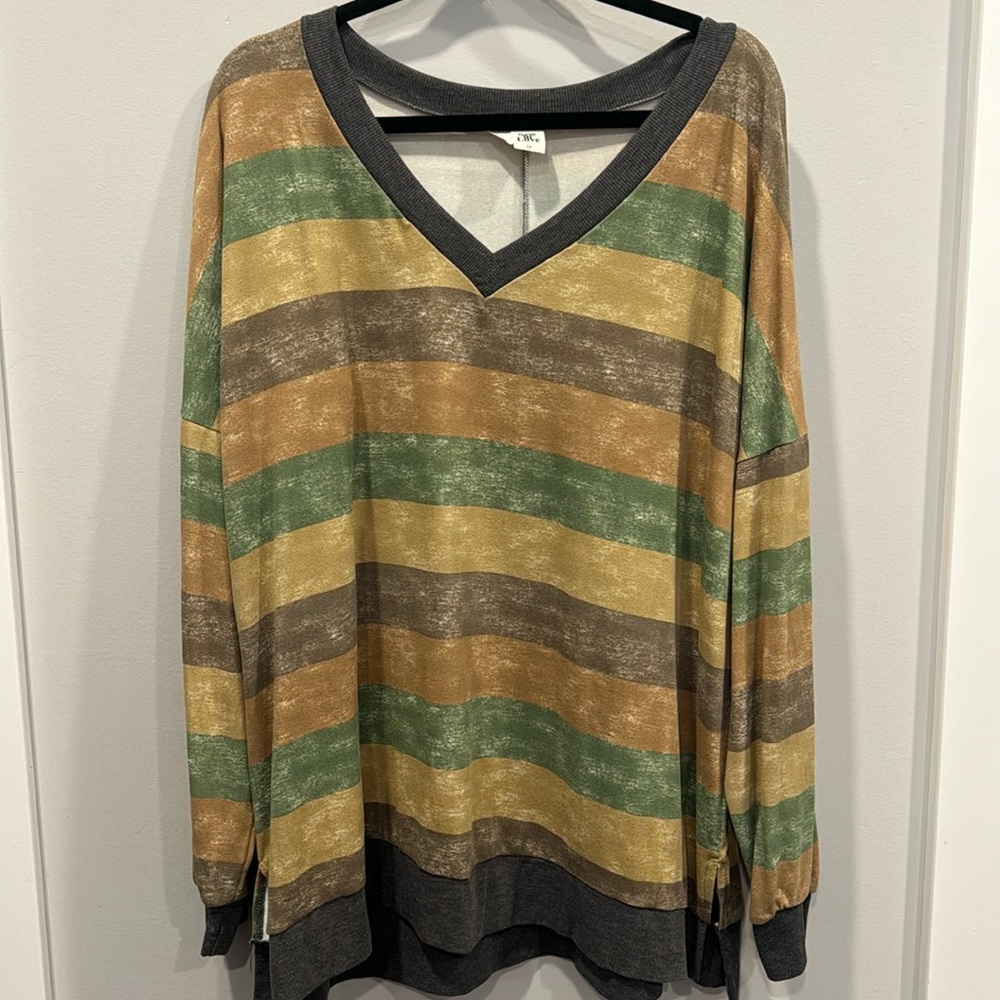 Sew in Love Long Sleeve Vneck